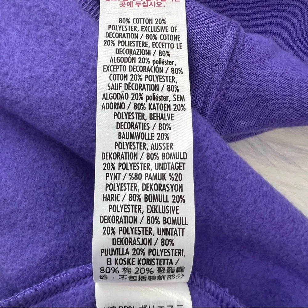 Disney Parks Ariel Purple Crewneck Sweatshirt - Size 2X - New Without Tags - Picture 6 of 6